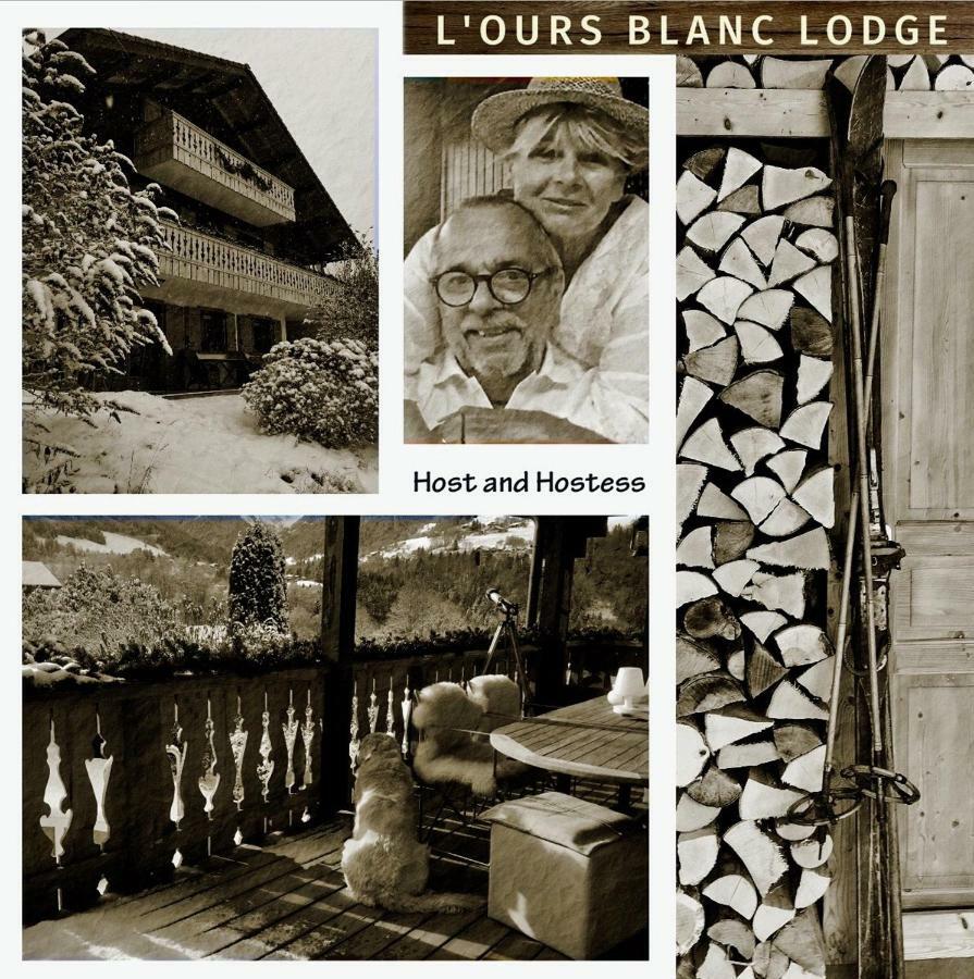 L'Ours Blanc Lodge Le Biot Exterior foto